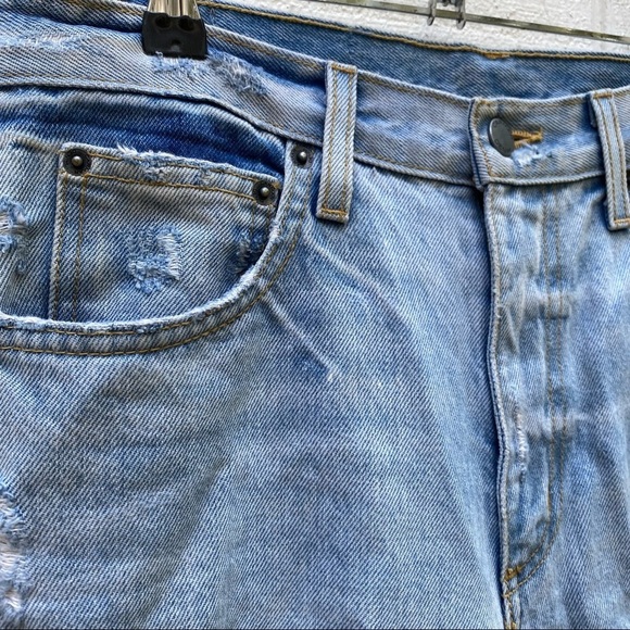 Carmar Denim 26 distressed Boyfriend Jeans cotton Ripped Los Angeles - Picture 5 of 9